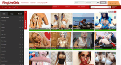 Desktop Screenshot of flinglivegirls.com